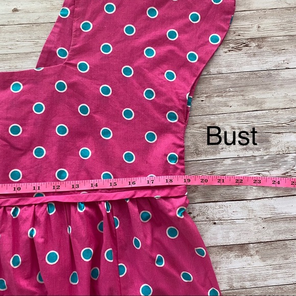 Vintage retro house dress polka dots Gilligan O’Malley - Picture 6 of 14